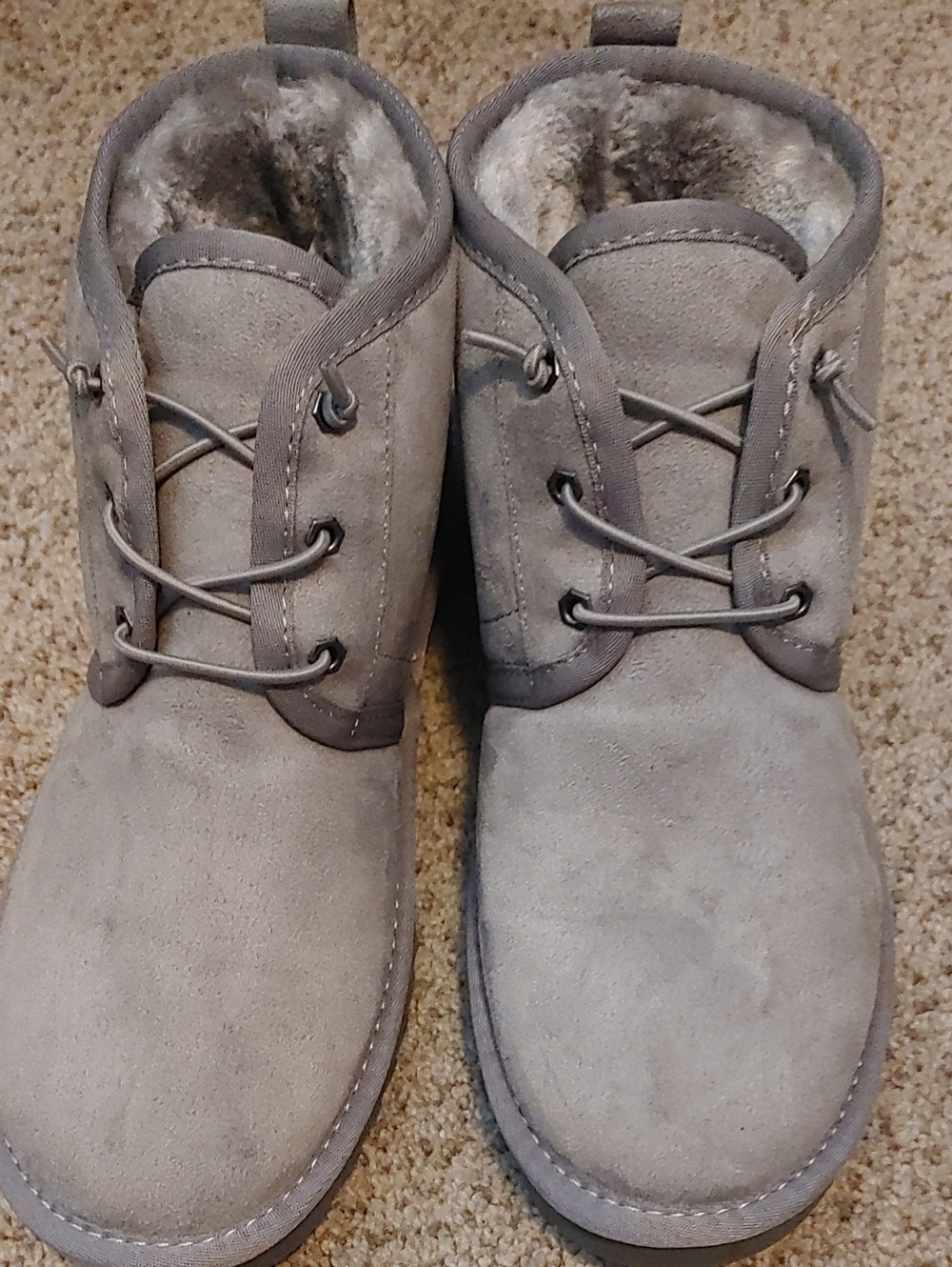 Cushionaire Gray Suede Ankle Boots - Casual Comfort
